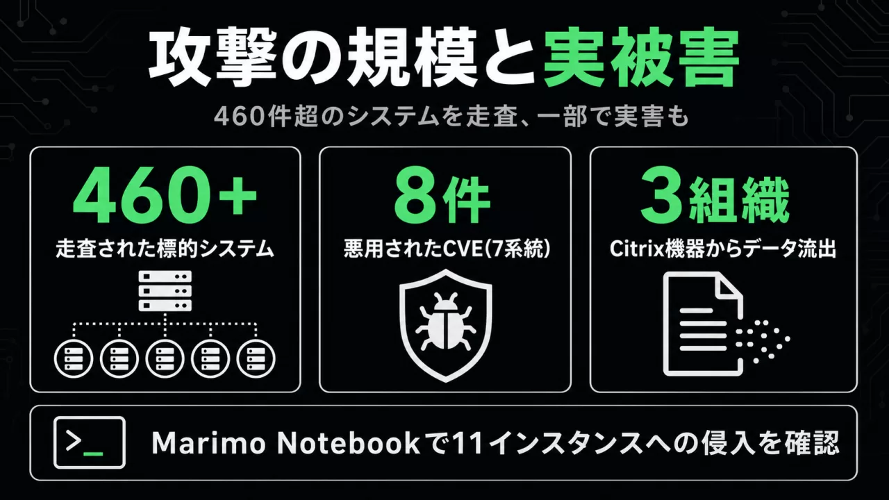 攻撃の規模と被害をまとめたインフォグラフィック