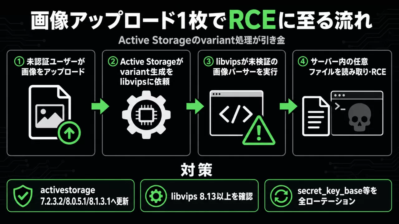 画像アップロード1枚でRCEに至るまでの4ステップ図解