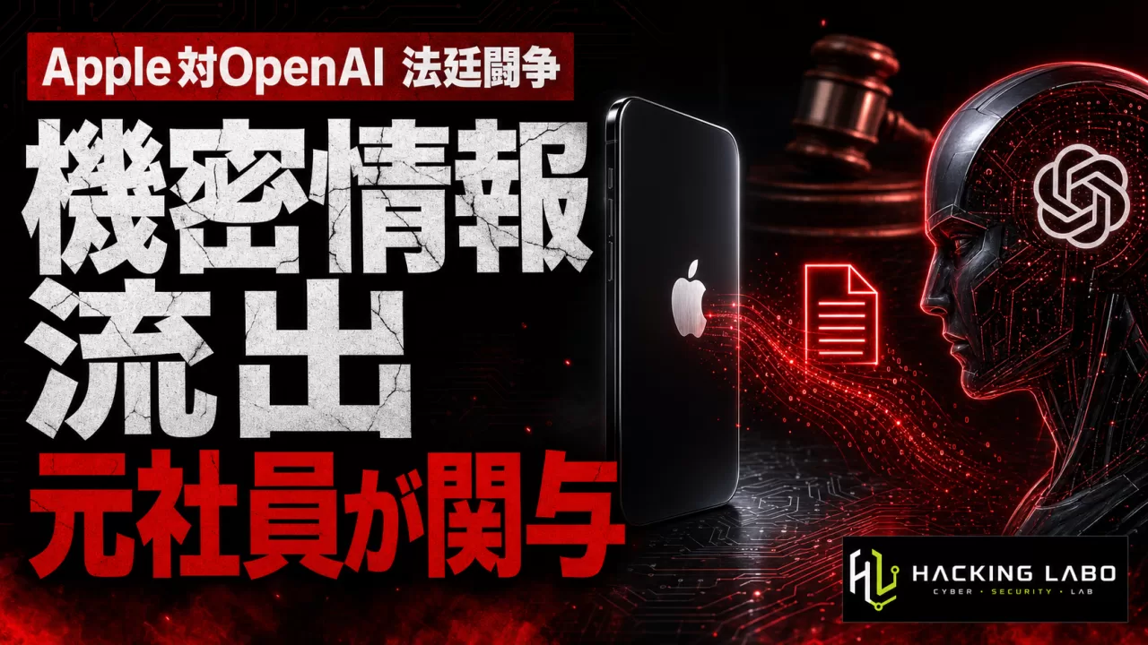 AppleがOpenAIを提訴 元社員2人が機密ハード情報を持ち出したと主張 thumbnail