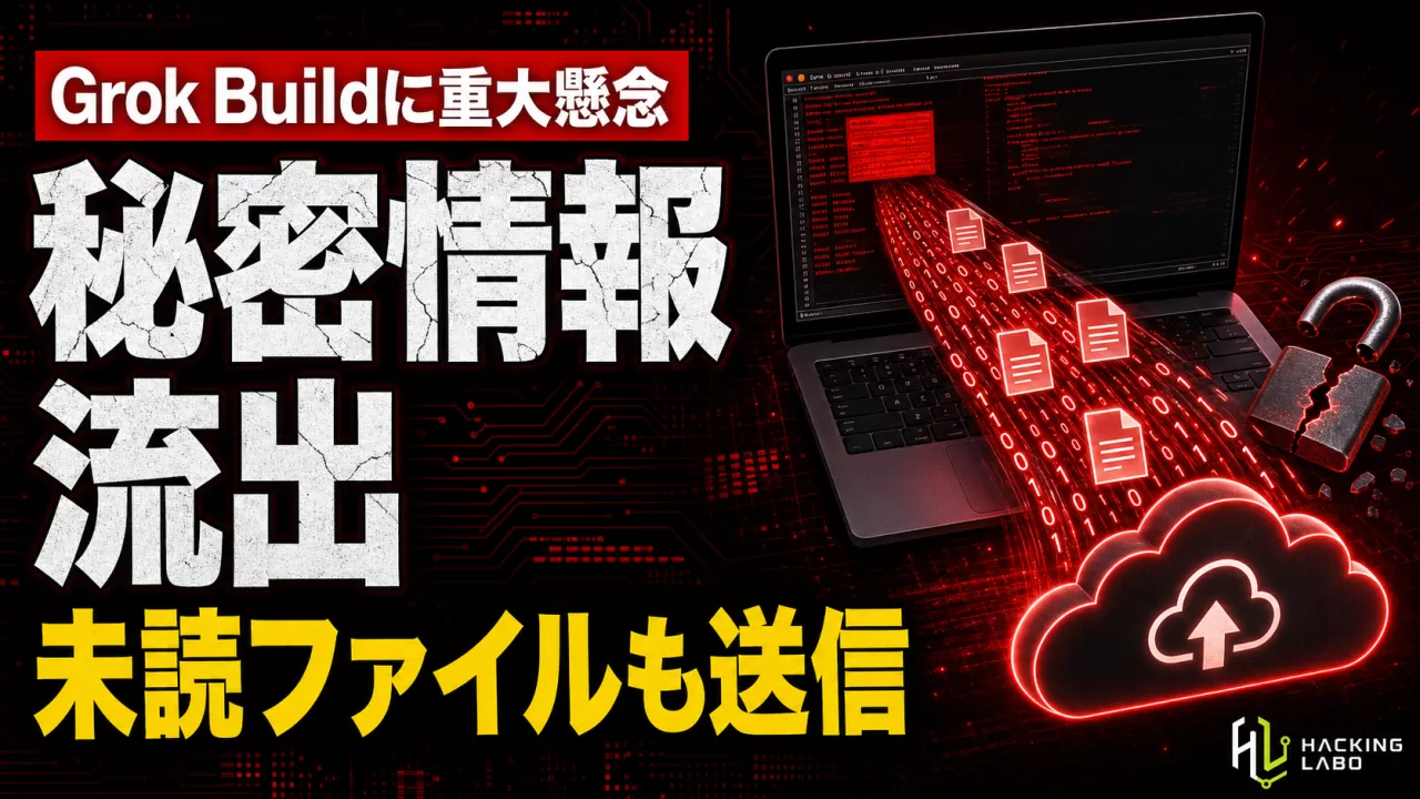 Grok Build、読んでいないファイルもGit履歴も丸ごと外部送信 認証情報も無加工のまま thumbnail