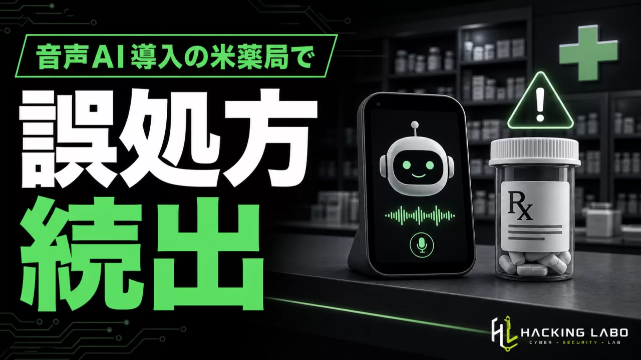 薬局の音声AIで誤処方続出、プライバシーポリシーが認める「医療情報の外部AI提供」 thumbnail