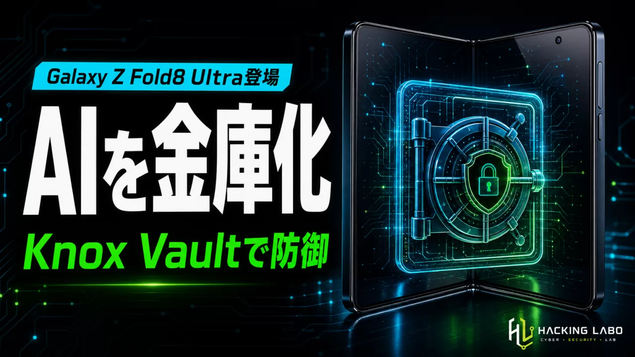 Galaxy Z Fold8 Ultra登場、オンデバイスAIをKnox Vaultで守る新アーキテクチャ thumbnail