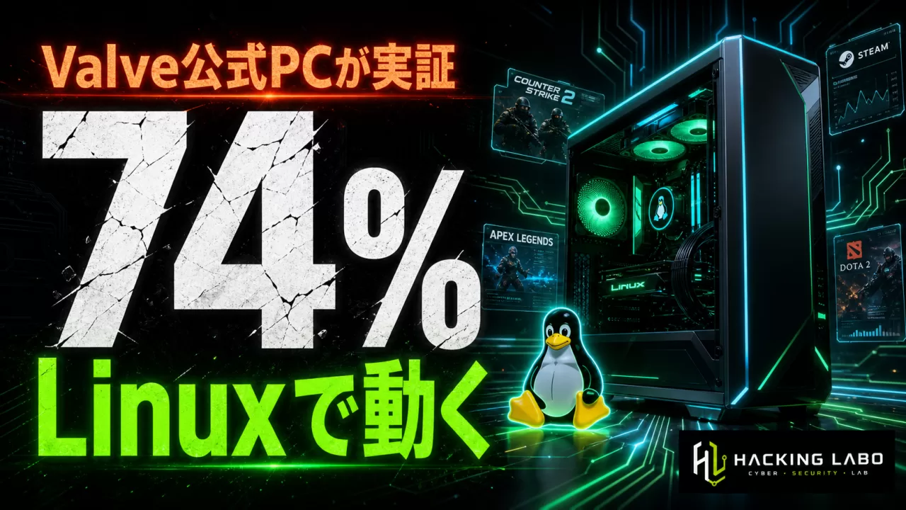 Steam Machine でゲームの 74% が動く — Linux ゲーミングは「使えるレベル」に達したか thumbnail