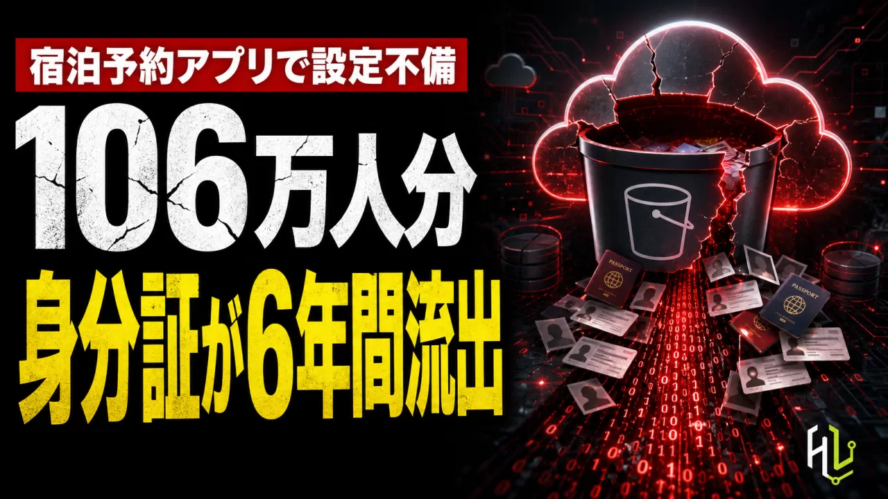 「Tabiq」でAmazon S3設定不備、106万人分の本人確認書類画像が6年間閲覧可能に thumbnail